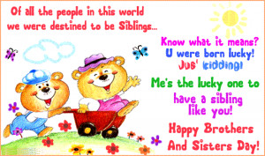 Happy Sister’s Day 2014 Card with Quotes