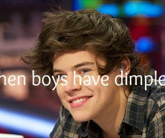 love boys with dimples♥ | via tumblr
