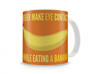 Never Make Eye Contact While Eating a Banana Jumbo 15oz Coffee Mug