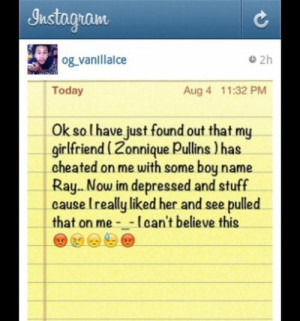 ... Behavior Star's from the OMG GIRLZ boyfriend wrote this on instagram