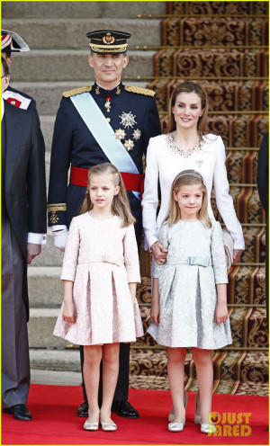 ... Princesses Leonor and Sofia: King Felipe VI Coronation (6/19/2014