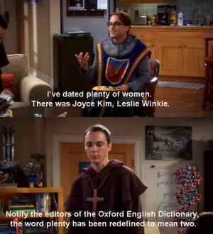The Big Bang Theory tbbt quotes