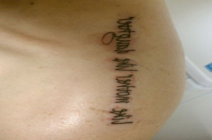 Mother Daughter Tattoo Ideas Shoulder Quote