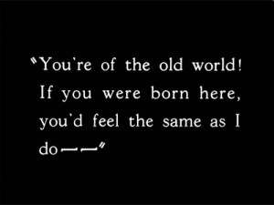 ... is that The Jazz Singer (1927) was the first sound movie. It wasn’t