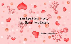 The-Heart-Has-Music-best-wall-paper-quote-2013