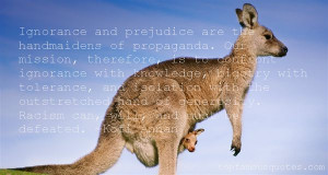 Ignorance And Racism Quotes