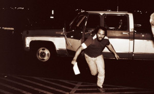 Mad Dog” Menesini, seen here with a full bladder, drove his truck in ...