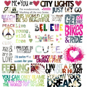 Cute Quotes - Polyvore