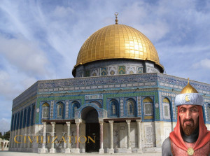 Saladin With The Dome Of Rock