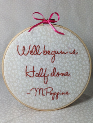 Hand+embroidered+Mary+Poppins+Quote+Hoop+by+TurnerClassicCrafts,+$20 ...