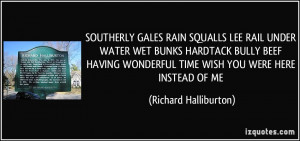 SOUTHERLY GALES RAIN SQUALLS LEE RAIL UNDER WATER WET BUNKS HARDTACK ...