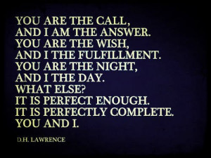 You are the call quote