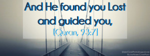 Quran 93:7 Islamic Cover Photo