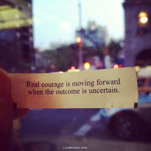 Real courage