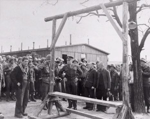 april 12 1945 below general eisenhower listens as survivors tell him ...