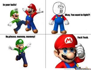 Mario Owns Luigi