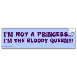 not a princess; I’m the queen. by egogenius
