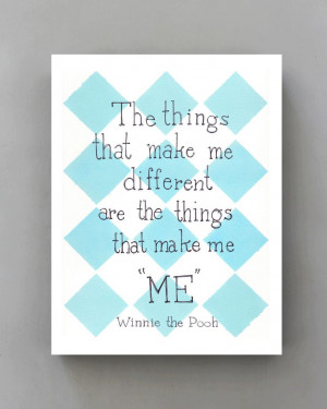 ... ... Disney Movie Poster Winnie the Pooh Quote by SimpleSerene, $15.00