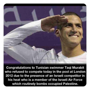 Facebook page has popped up saluting Tunisian swimmer Taqi Murabit ...