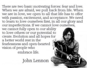 John Lennon; Fear & Love