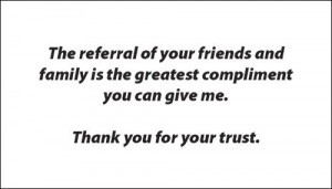 Business Referral Thank You Quotes