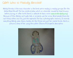 Out Of My Mind By Sharon Draper Quotes Chapter 2 out of my mind by