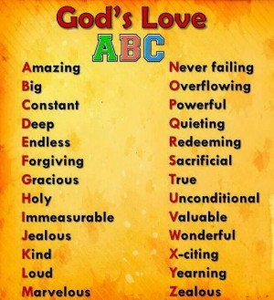 God's love! !!!!!