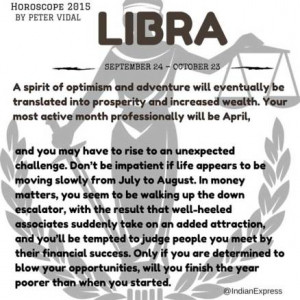 Zodiac signs, horoscope 2015, Libra horoscope 2015, Libra predictions ...