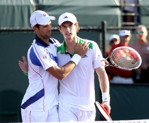 ... intriguing match up lined up today: Novak Djokovic vs. AndyMurray