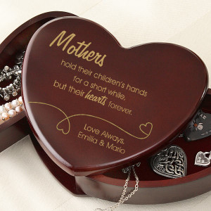 6720 - Forever In My Heart Personalized Jewelry Box