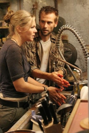 Still of Joe Anderson and Eloise Mumford in The River (2012)