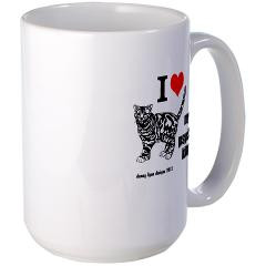 Love My Psycho Kitty Large Mug