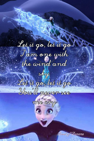 Let It Go-Frozen elsa