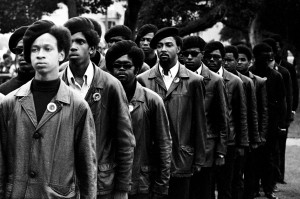 Black Panther Party uniform. Photo by Stephen Shames .