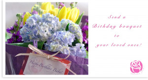 Happy Birthday Quotes Bouquet Tulips Red Tulip And Yellow