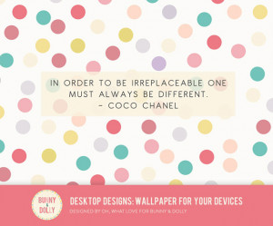 ... one must always be different - Coco Chanel agirlnamedpj.com