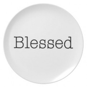 Blessed Quotes Inspirational Faith Quote Party Plates