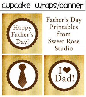 cupcake-wraps-and-banner-with-quote-about-fathers-love-quotes-about ...