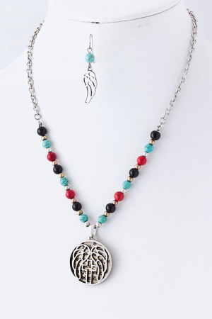 Bible Quote Angel Wings FREE Matching Earrings