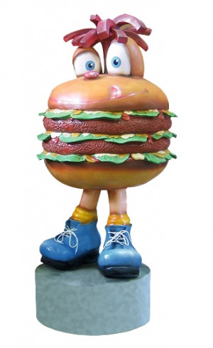 Funny Hamburger Statue...