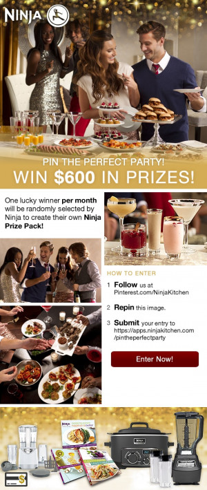 Ninja Kitchen Pin the Perfect Party Sweepstakes #NinjaKitchen # ...