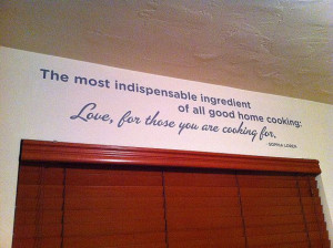 Good Home Cooking Quote Vinyl Decal by PutemInTheWall on Etsy, $38.00