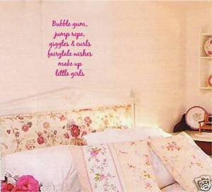 Bubble Gum Wall Words Sticker Quotes Sayings Art Decor