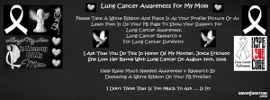 Lung Cancer Awareness For My Mom