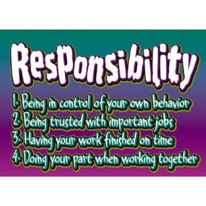 RESPONSIBILITY POSTER