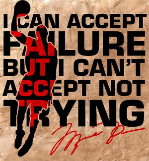Michael Jordan Quote - Poster Design on Behance