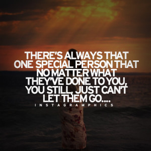 Always That One Special Person Quote Graphic