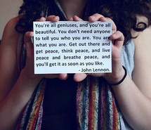 images of baby john lennon quote text typography inspiring picture on