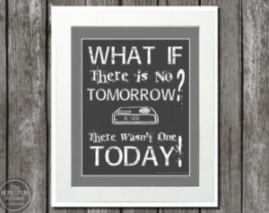 Groundhog Day Art [Bill Murray Quote] - Custom Gift - What if there is ...