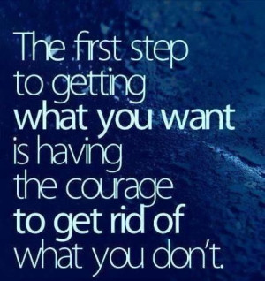 ... Whatever it takes...Downsize. Disengage. Delete. Dump. YOU CAN DO IT